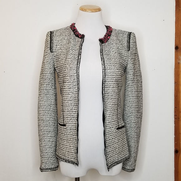 zara knit blazer